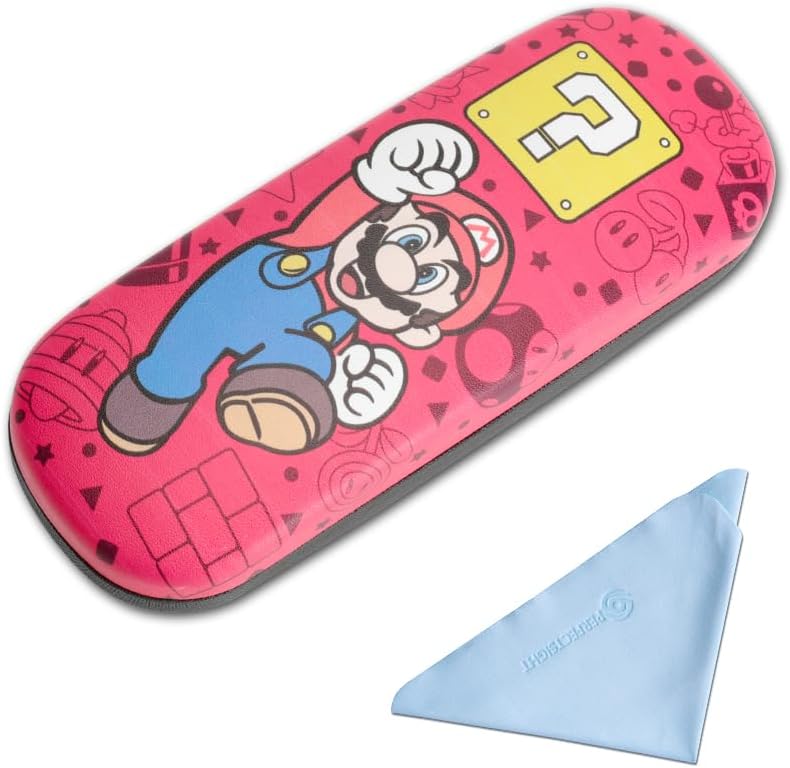 PERFECTSIGHT Store Hard Shell Eyeglasses Case, Kawaii Protective Glasses Case for Kids, Cute Eyeglass Case for Women Men Girls - Image 1
